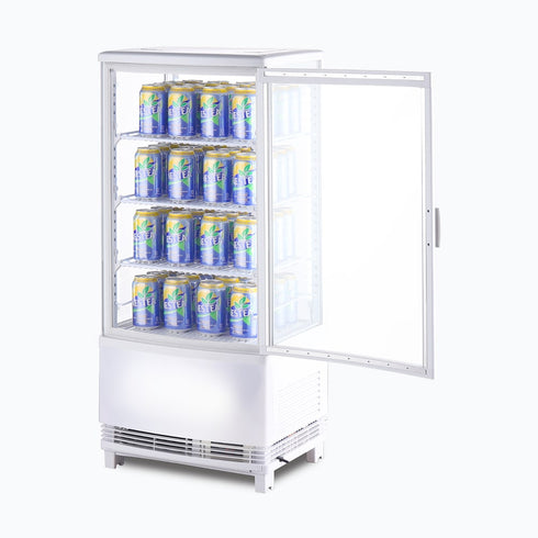 Bromic Curved Glass 80L LED Countertop Beverage Chiller- CT0080G4WC